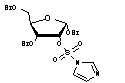 2-(1'-Imidazoylsulfonyl)-1,3,5-tri-O-benzoyl-α-D-ribofuranose